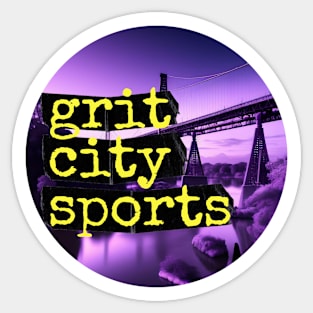 Grit City Sports Logo Sticker